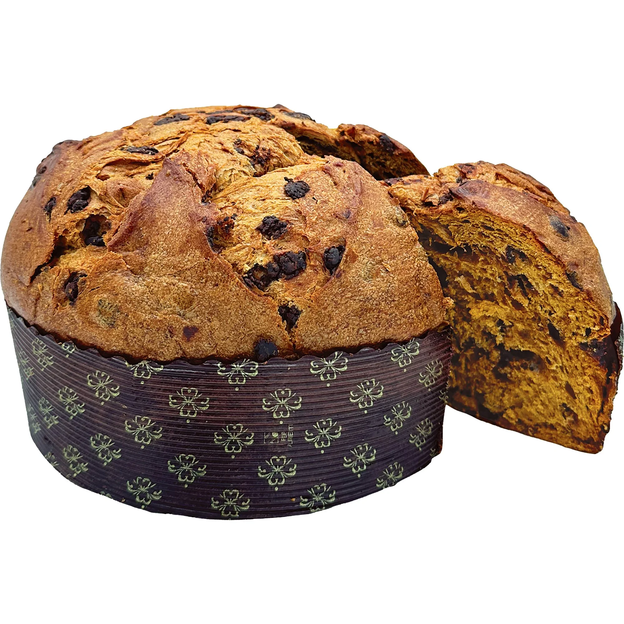 01424 Mascarpone Fresh Cream & Berries Panettone Hand Wrapped 750g
